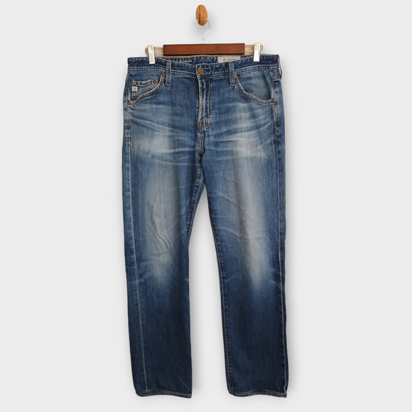 AG Adriano Goldschmied Jeans Mens 33Rx30 Blue Graduate Tailored Leg Casual Denim - Picture 1 of 16